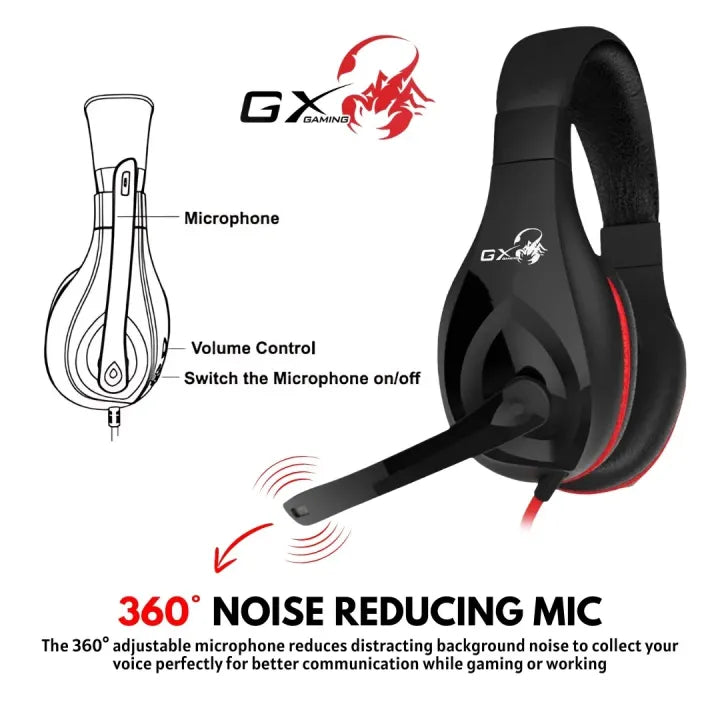 Gaming Headphoe โ Wire Headset, Noise Cancelling, Cushion Earmu โ Compatible with Switch, Pc Laptop
