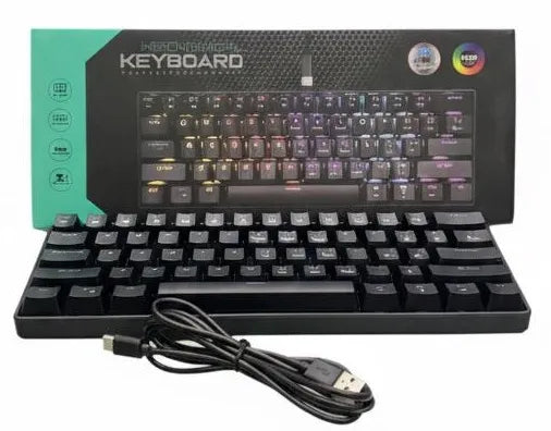 GAMING MECHANICAL RGB LIGHT 61 KEY KEYBOARD