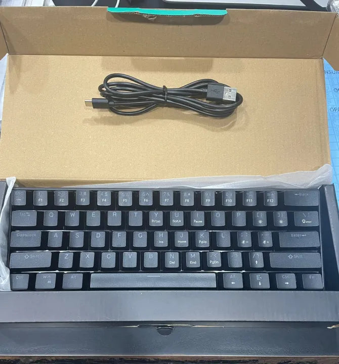 GAMING MECHANICAL RGB LIGHT 61 KEY KEYBOARD