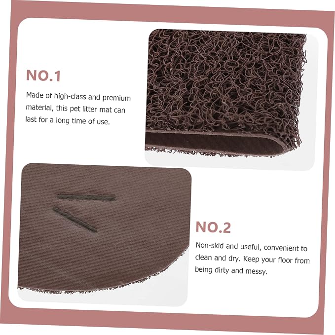Happy Paws 2-in-1 Cat Feeding & Litter Catcher Mat