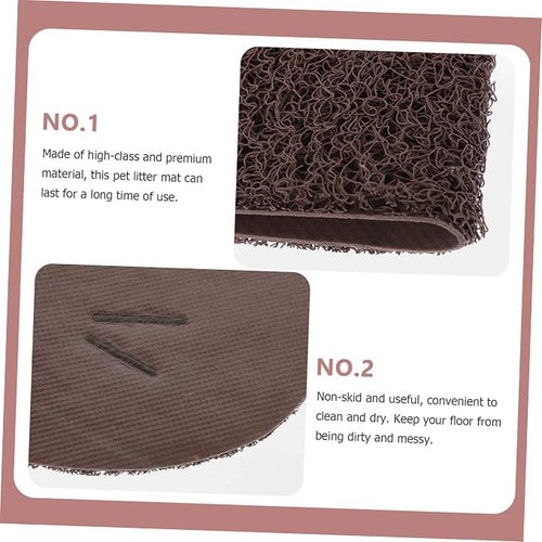 Happy Paws 2-in-1 Cat Feeding & Litter Catcher Mat