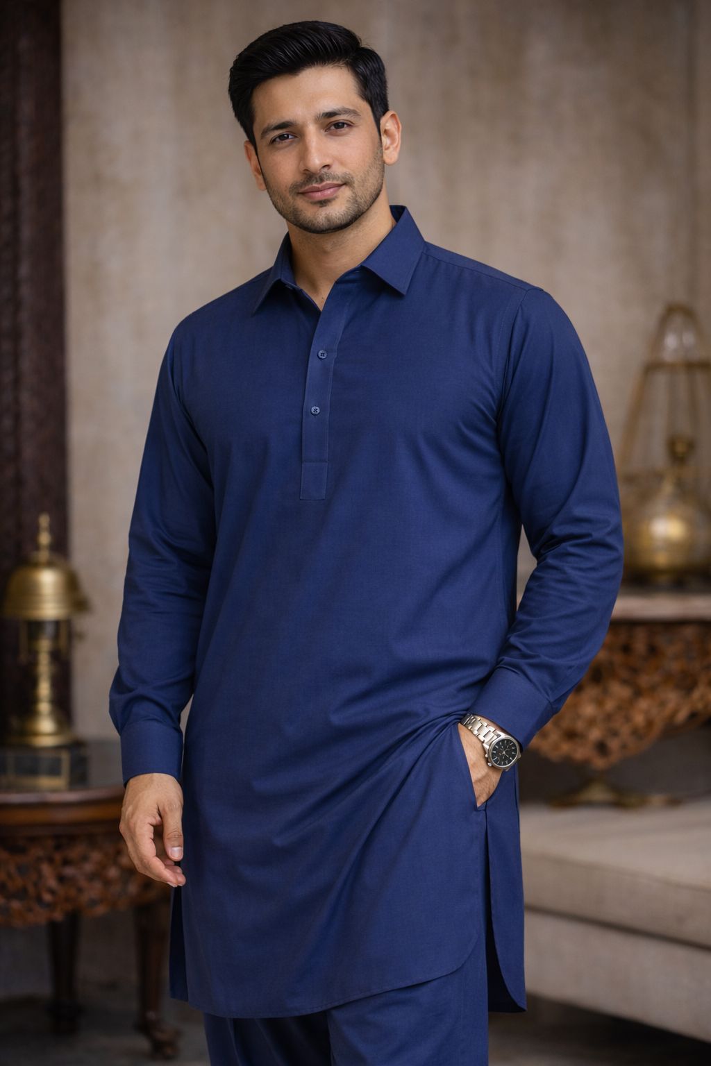 Men’s Italian Wash & Wear Unstitched Fabric – Premium Quality