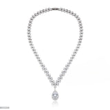 Elegant Crystal Drop Pendant Necklace for Women Elegant Crystal Drop Pendant Necklace for Women
