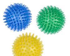Round Spikes Toy Ball with LED for Puppies and Dogs